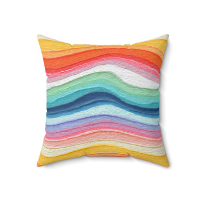 Spectrum Surge Throw Pillow