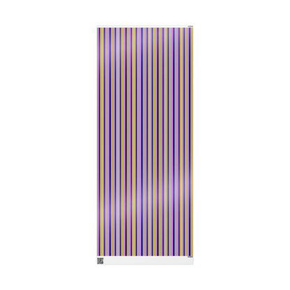 Midnight Pop Stripes Gift Wrap
