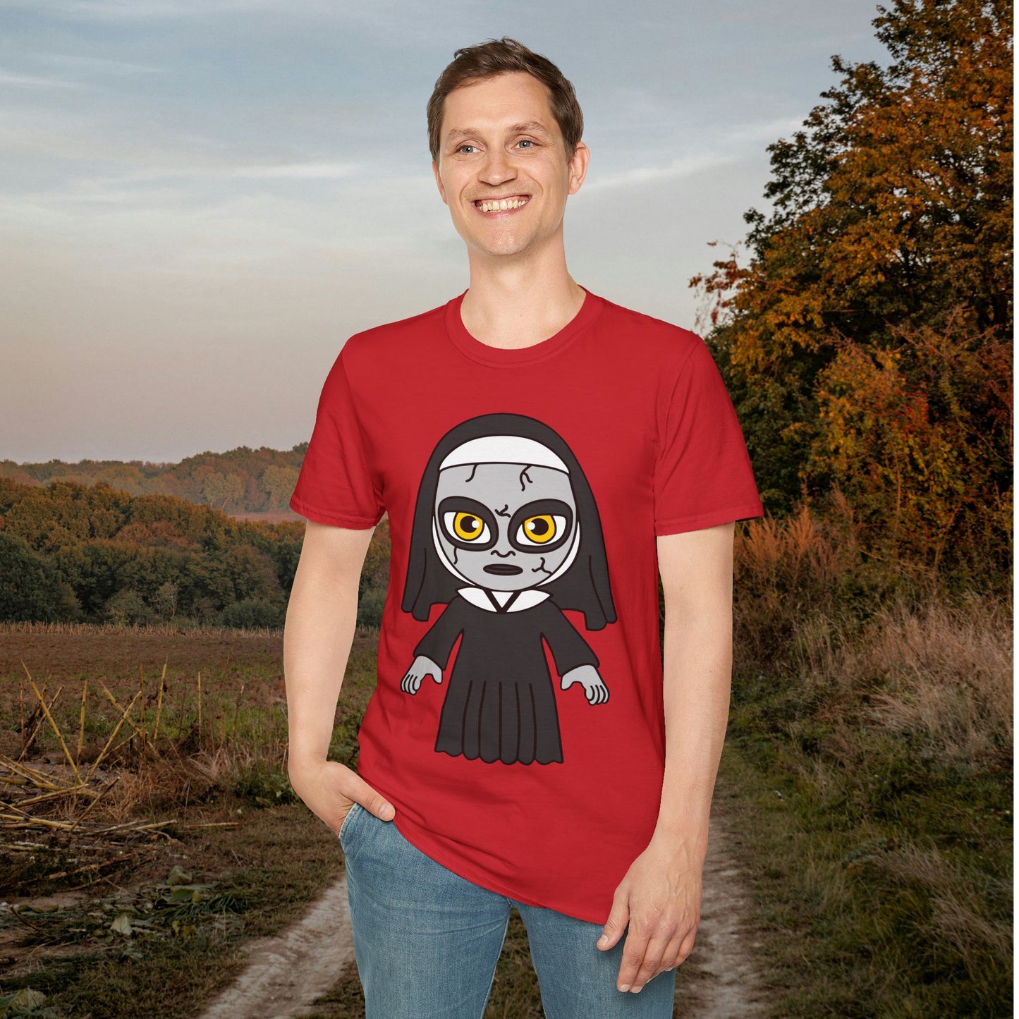 Creepy Nun Adult T-shirt