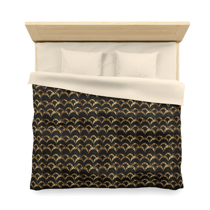 Gilded Elegance Microfiber Duvet Cover