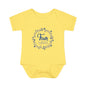 Blue Milestone Wreath Onesie-Four Weeks
