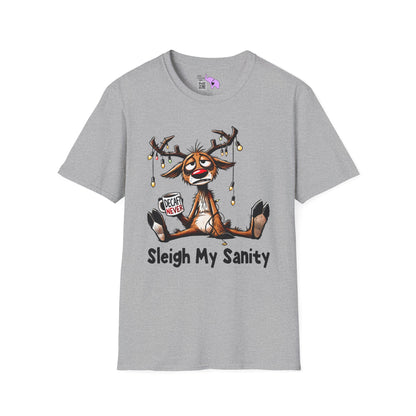 Sleigh My Sanity Adult T-shirt