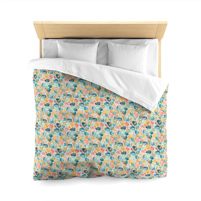 Ocean Pebble Drift Microfiber Duvet Cover
