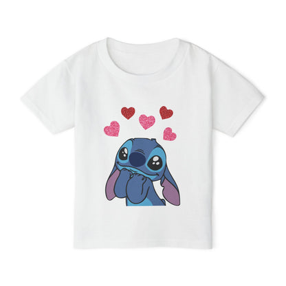 Stitch In Love Heavy Cotton™ Toddler T-shirt