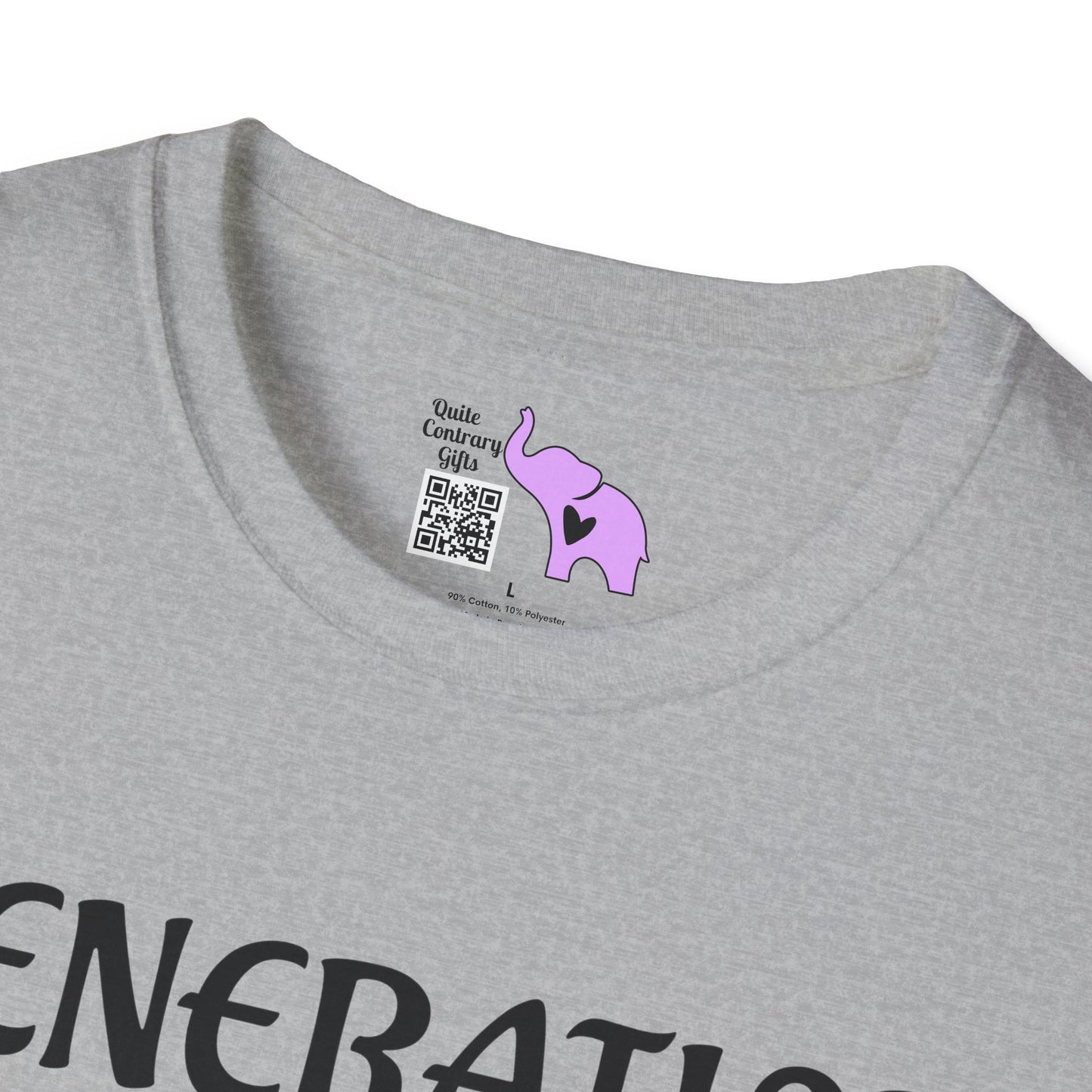 Generation X The One You Were Warned About Adult T-shirt