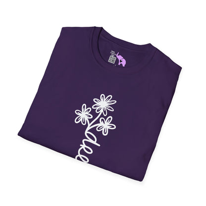 Dreams (Vertical, Floral) Adult T-shirt