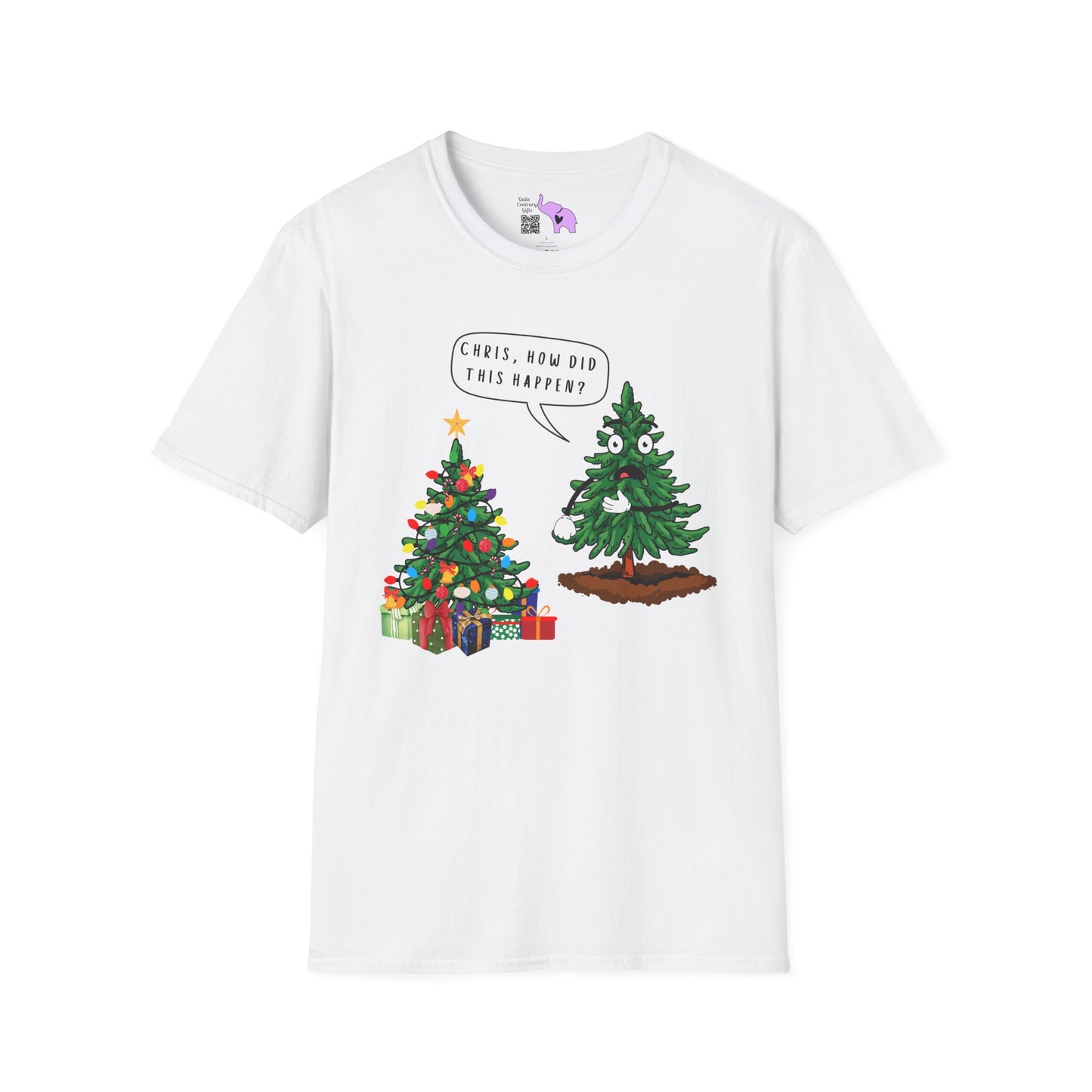 Christmas Tree How Did This Happen? Adult T-shirt