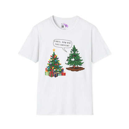 Christmas Tree How Did This Happen? Adult T-shirt