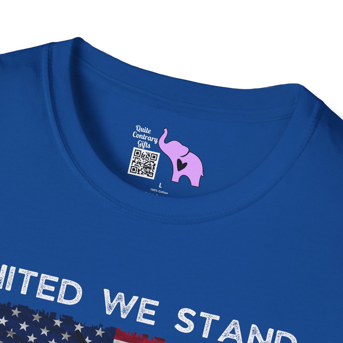 United We Stand Disarmed We Fall Adult T-shirt