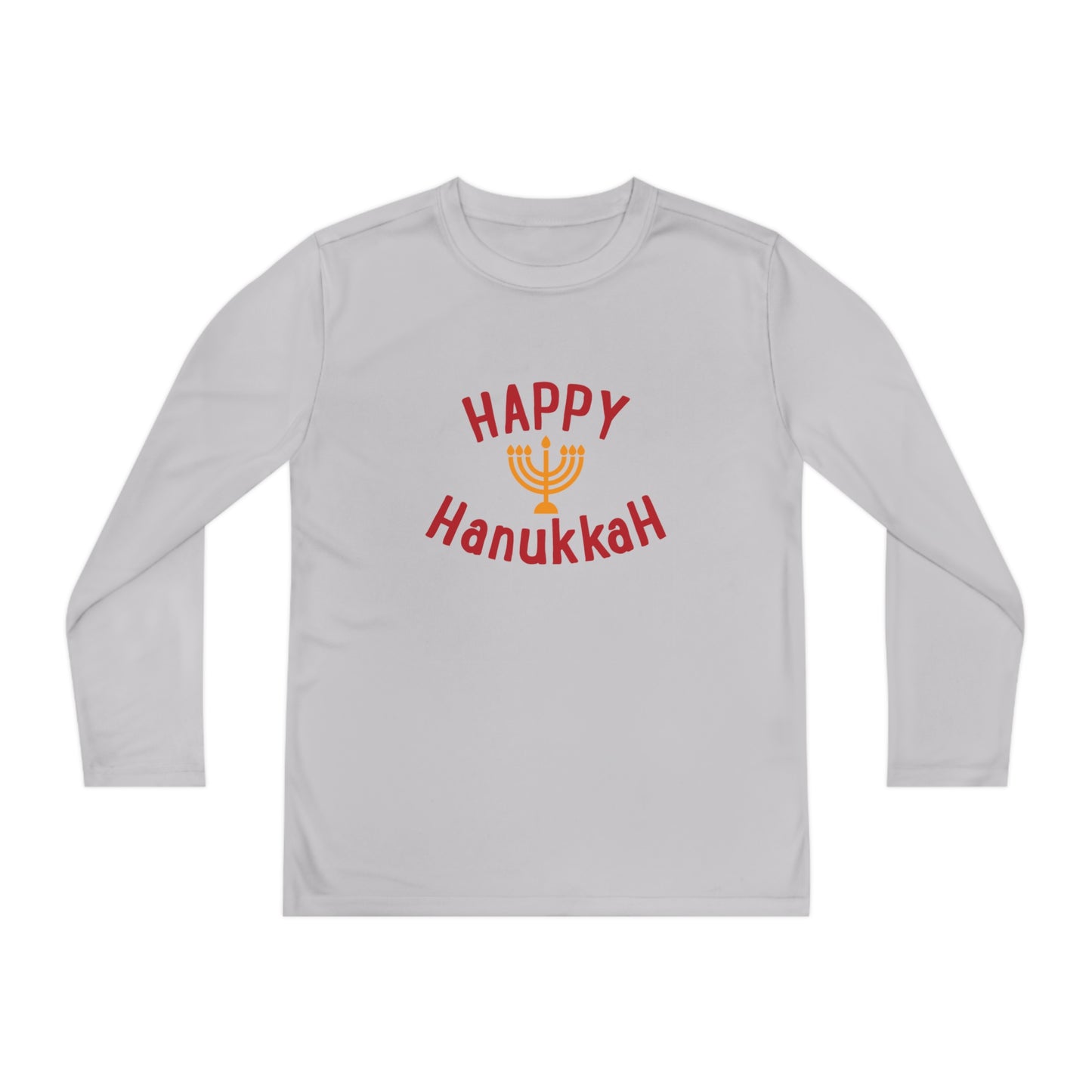 Happy Hanukkah Youth Long Sleeve Tee