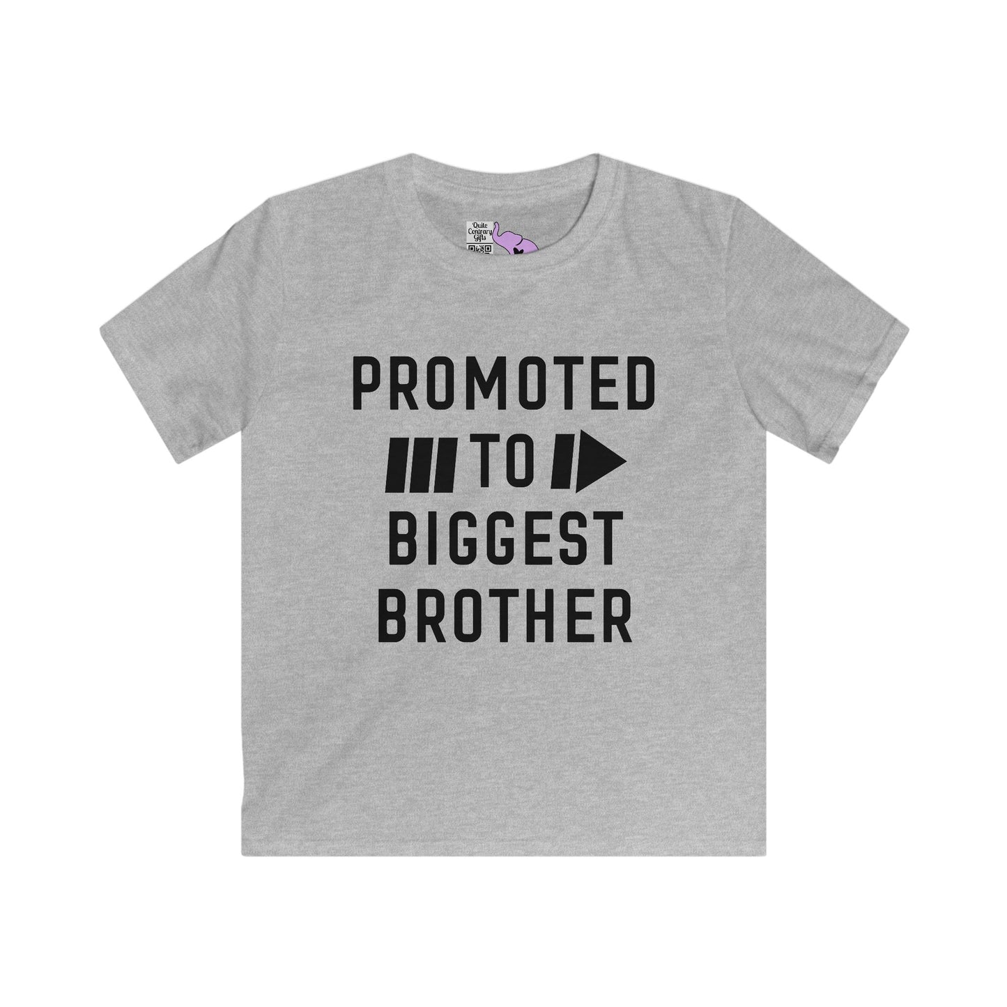 Promoted To Biggest Brother Youth Softstyle Tee