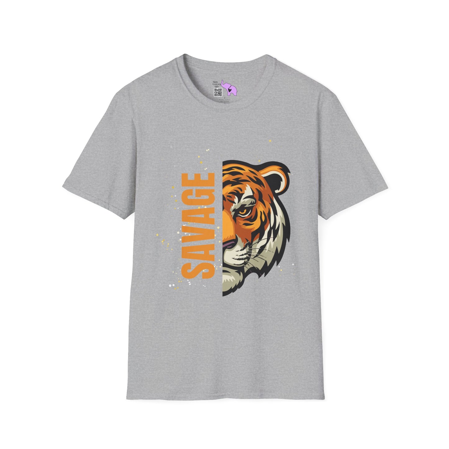 Savage Tiger Adult T-shirt