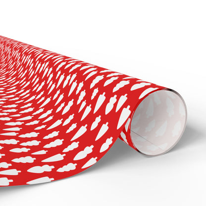 Festive Silhouettes Wrapping Paper