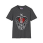 Nurse Heart & Angel Wings Adult T-shirt