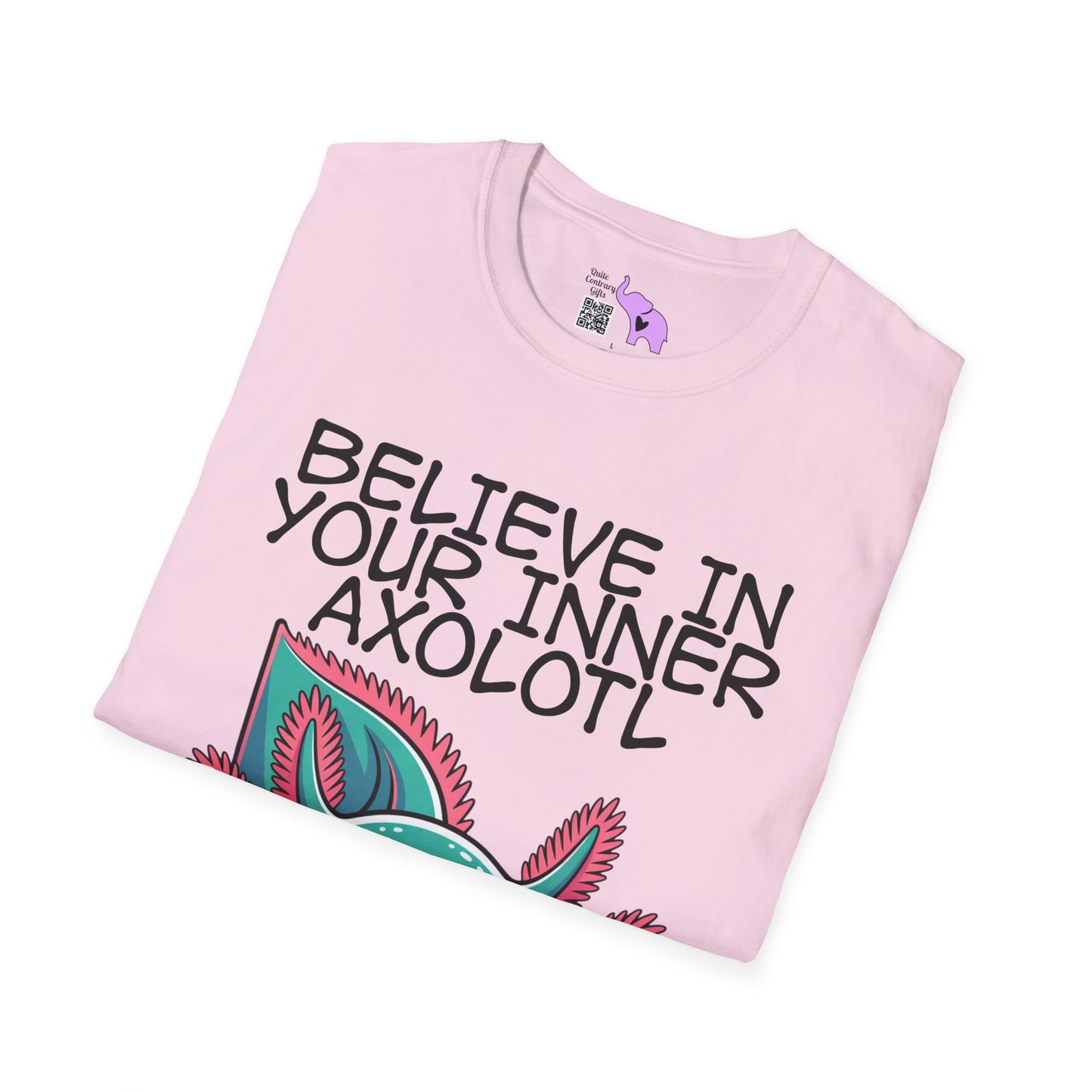 Believe In Your Inner Axolotl Adult T-shirt