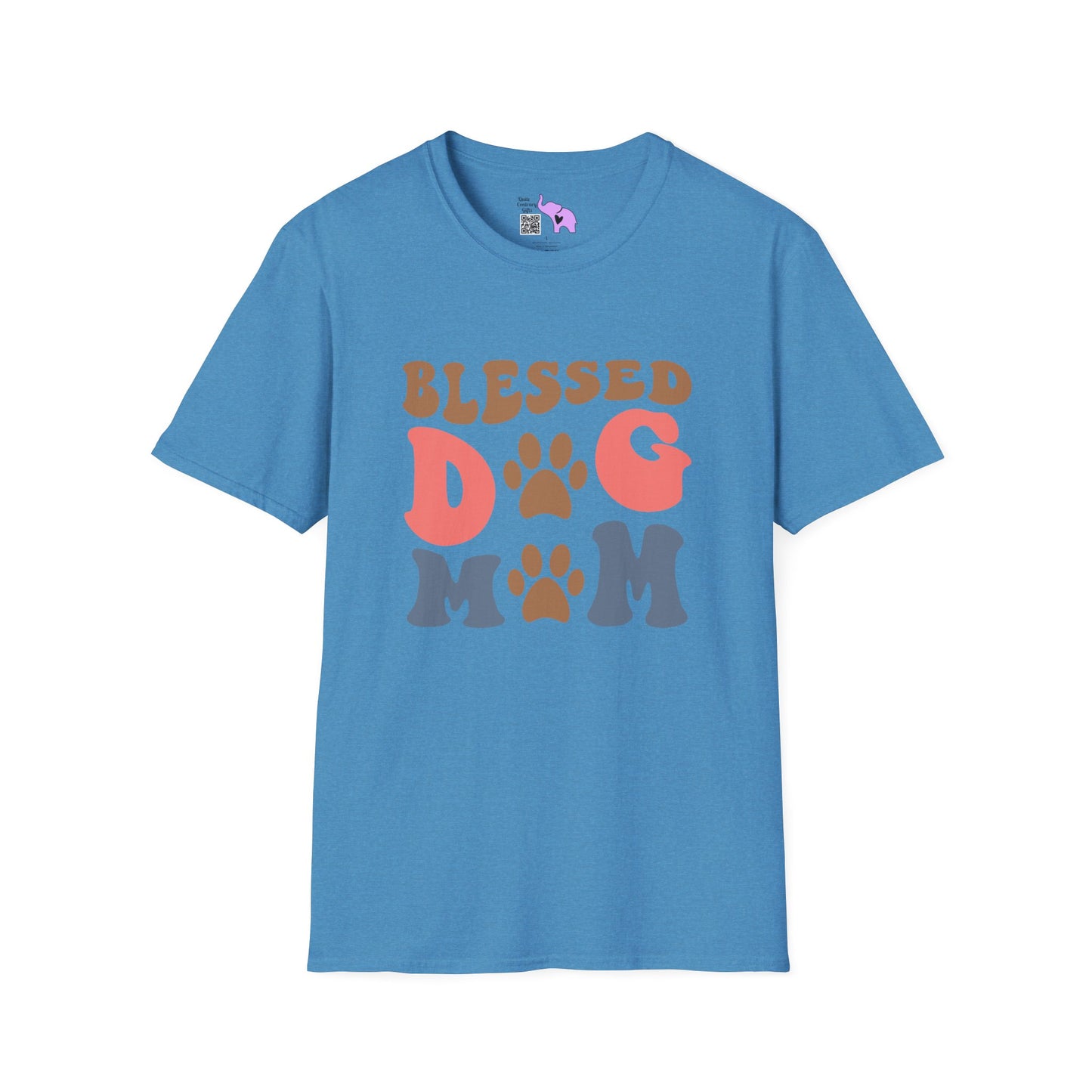 Blessed Dog Mom Adult T-shirt
