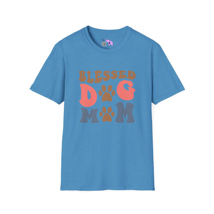 Blessed Dog Mom Adult T-shirt
