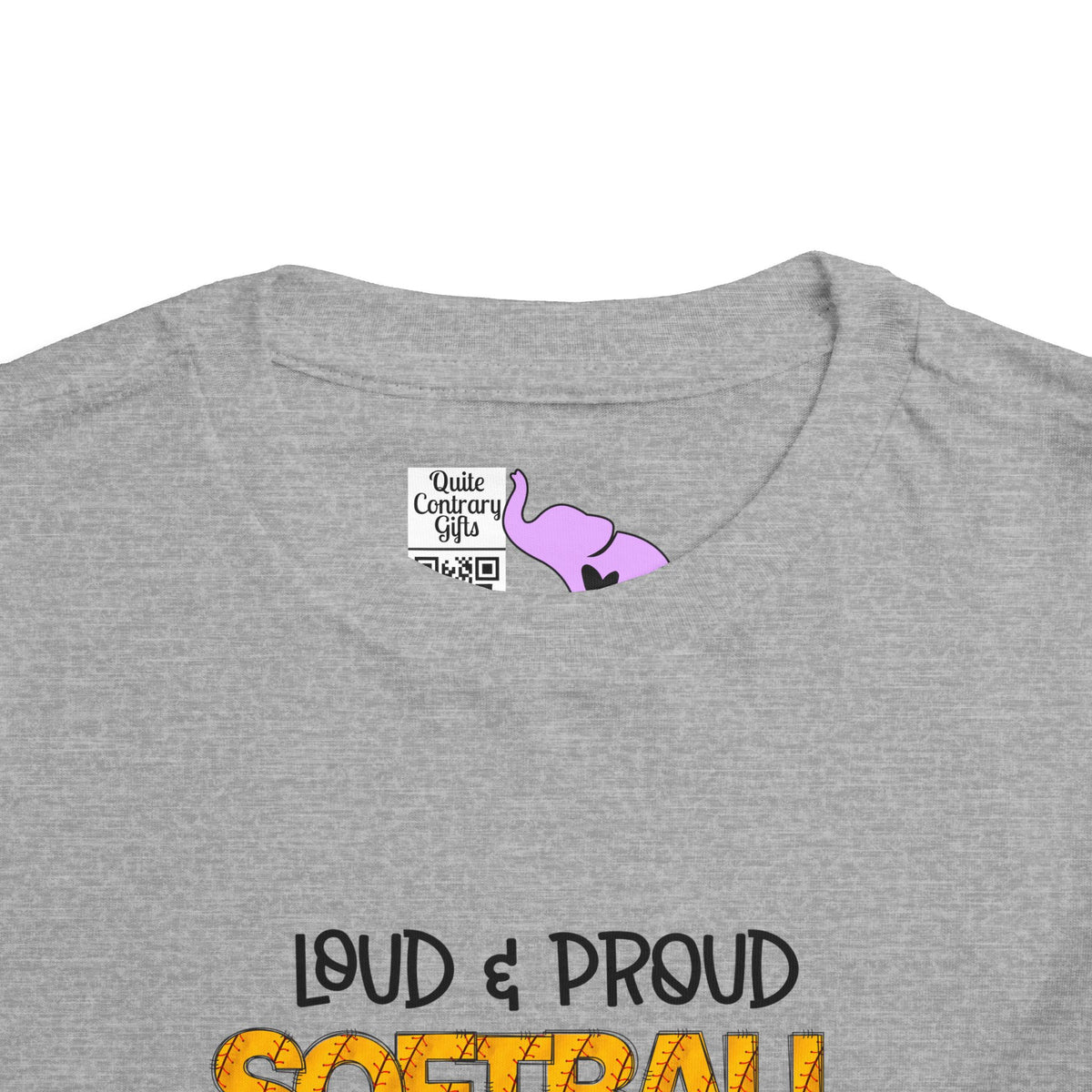 ""Loud & Proud Softball Brother Toddler Tee