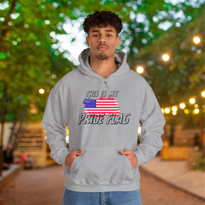 This is my Pride Flag (American Flag) Heavy Blend™ Hooded Sweatshirt