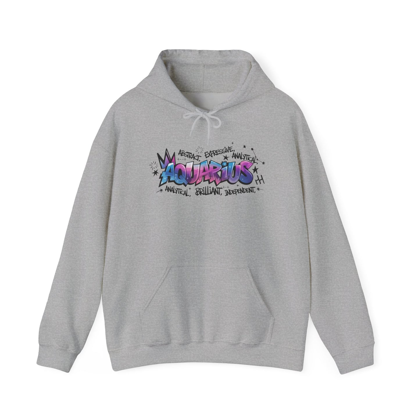 Aquarius Street Art Heavy Blend™ Hooded Sweatshirt