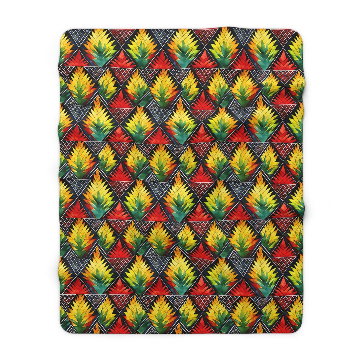 Heritage Harmony Sherpa Fleece Blanket