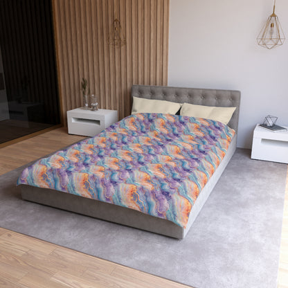 Dreamwave Marble Microfiber Duvet Cover