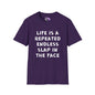 Life Is A Repeated Endless Slap In the Face Adult T-shirt