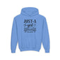 Just A Girl Boss Building Her Empire Youth Heavy Blend Hoodie