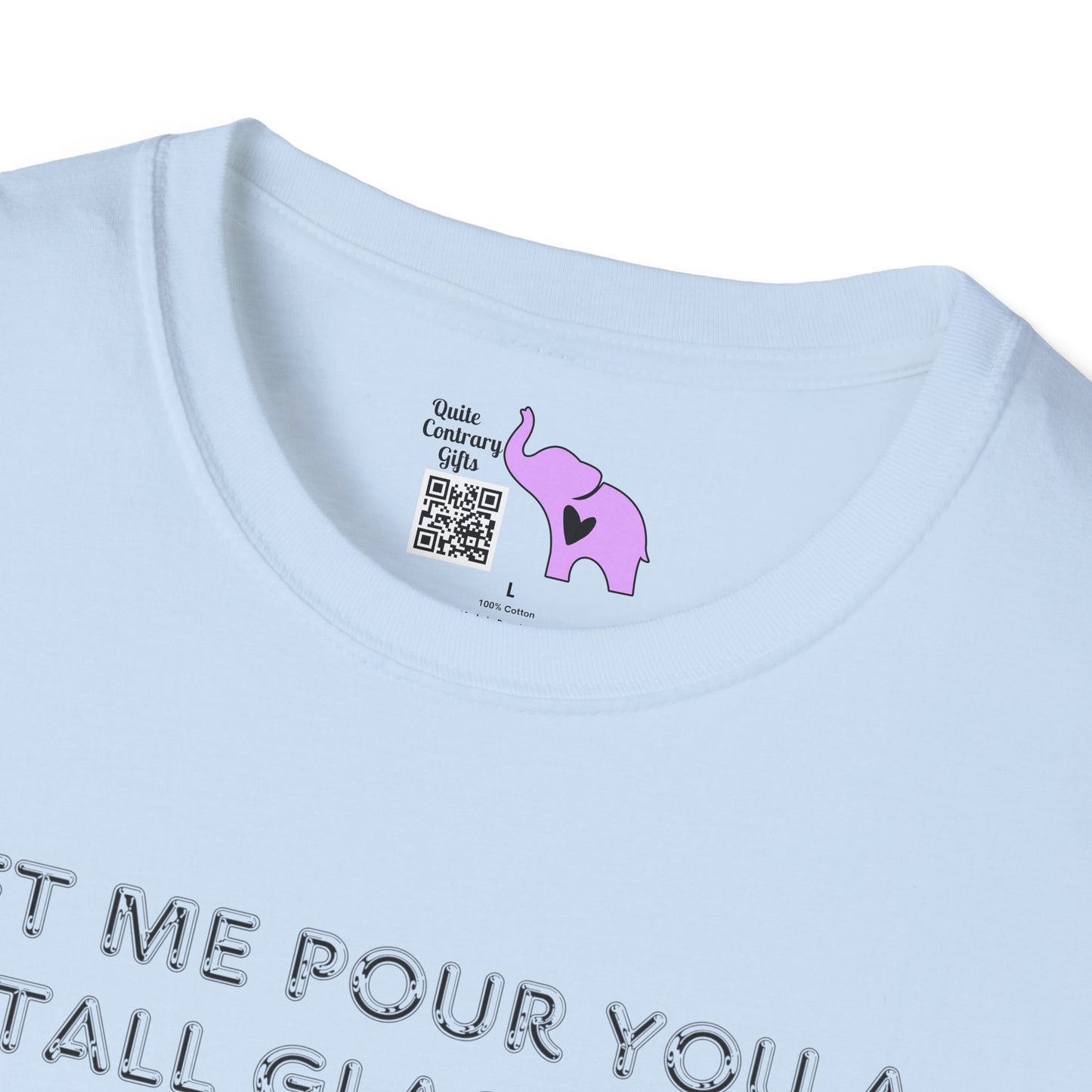 Let Me Pour You A Tall Glass of Get Over It... Adult T-shirt