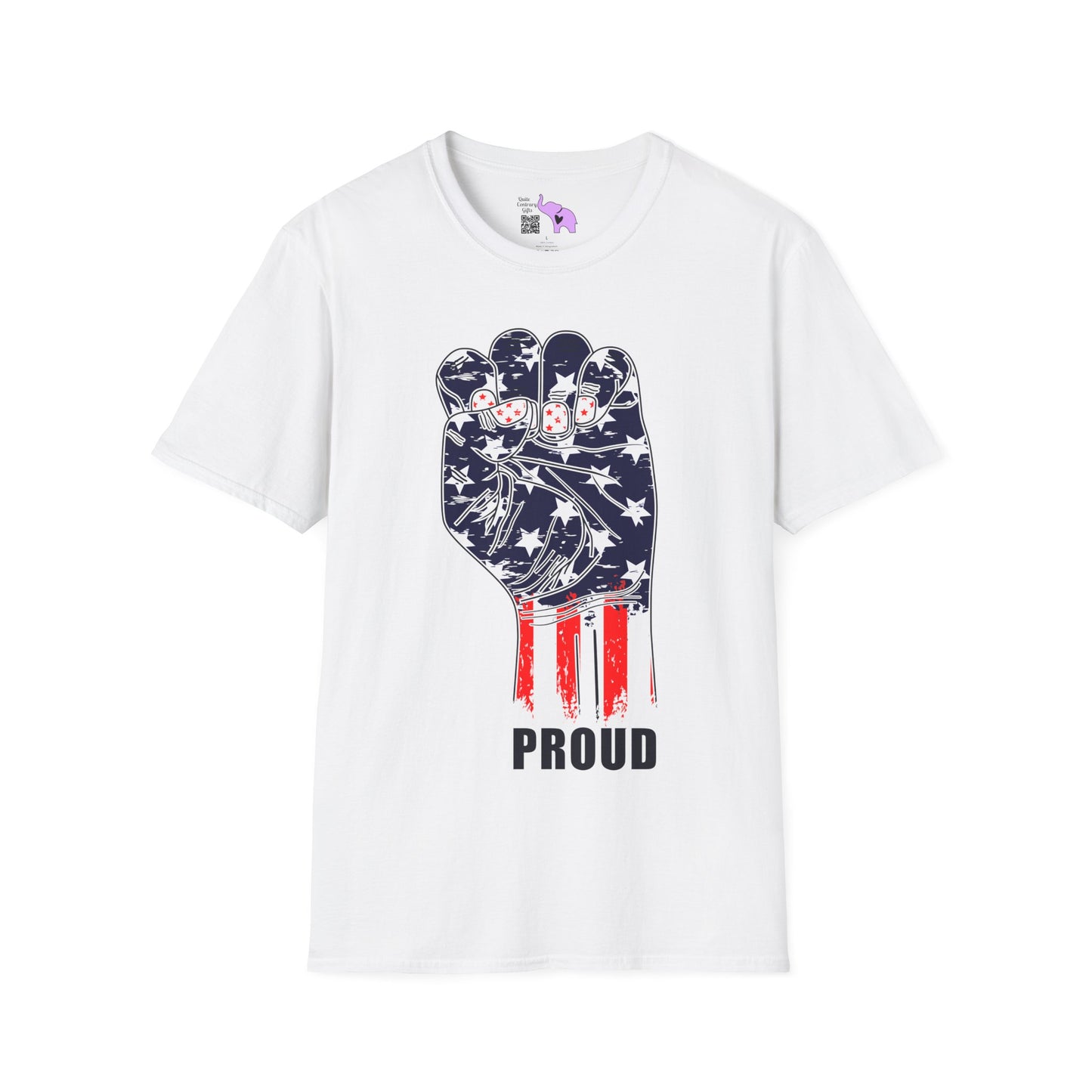 American Proud (Fist) Adult T-shirt