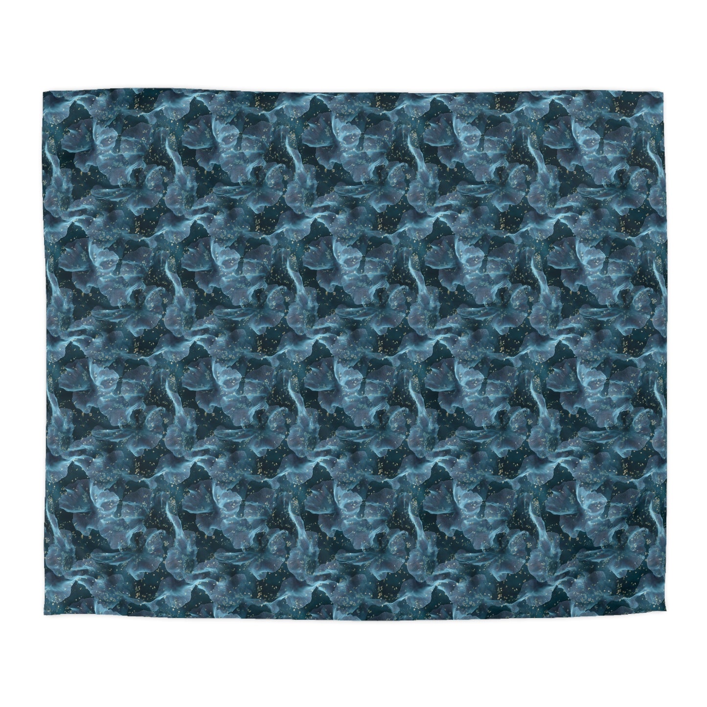 Midnight Sheer & Lace Microfiber Duvet Cover