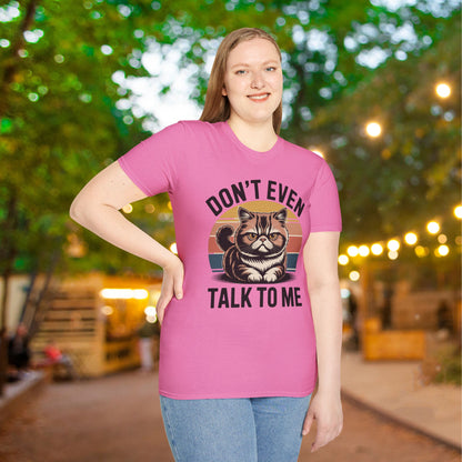 Don't Even Talk To Me (Grumpy Cat) Adult T-shirt
