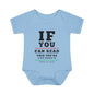 If You Can Read This Eye Chart Infant Baby Rib Bodysuit