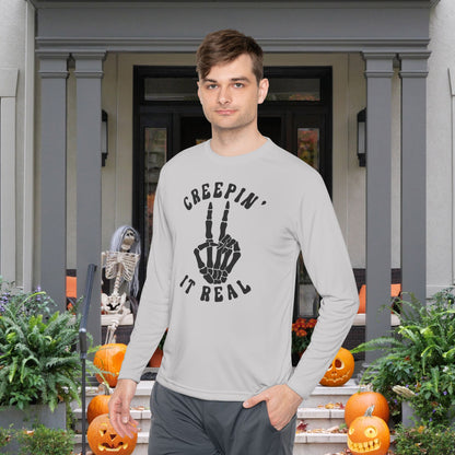 Creepin' It Real Adult Long Sleeve Tee