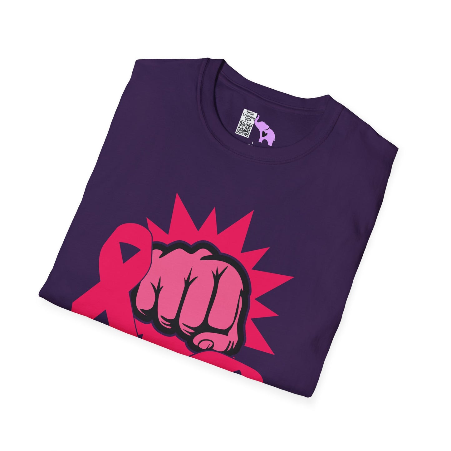 Breast Cancer Warrior Punch Adult T-shirt