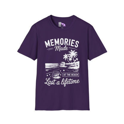 Memories Made at the Beach Last A Lifetime Adult T-shirt