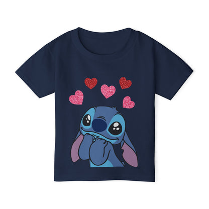 Stitch In Love Heavy Cotton™ Toddler T-shirt
