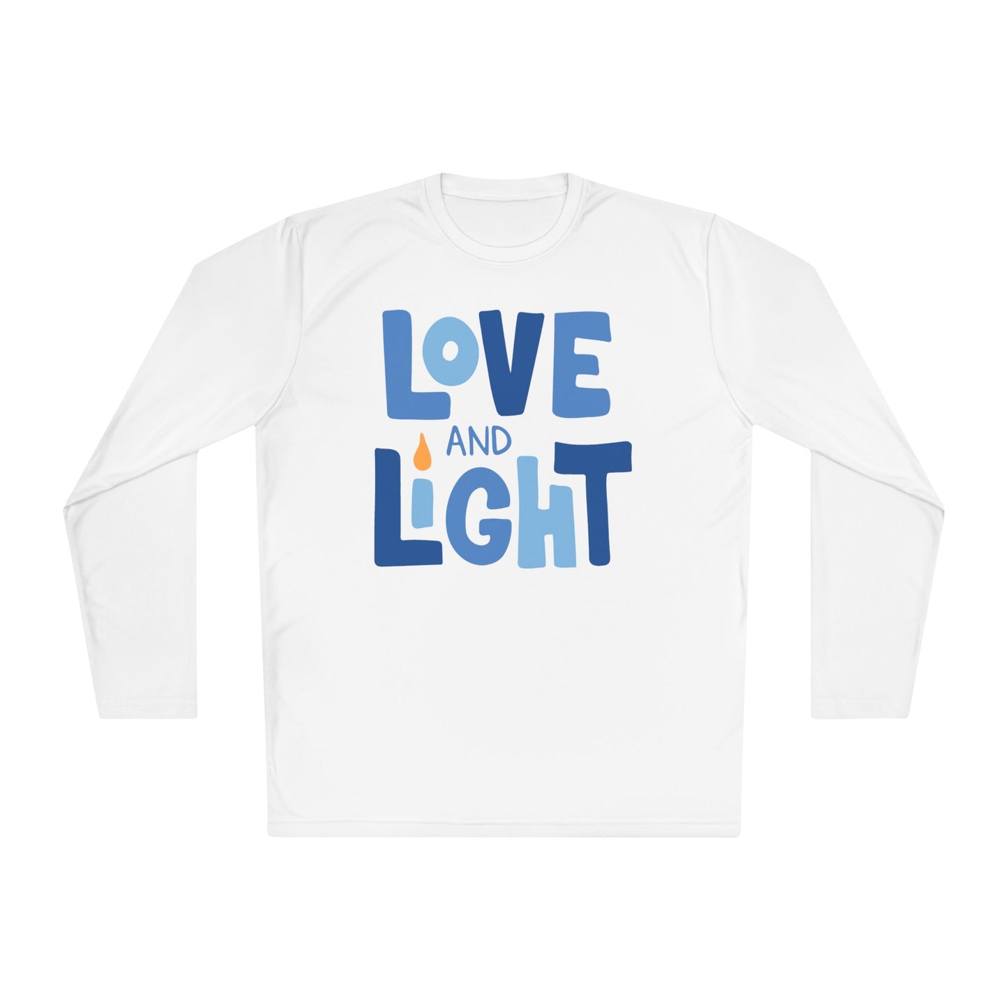 Hanukkah Love & Light 2 Adult Long Sleeve Tee