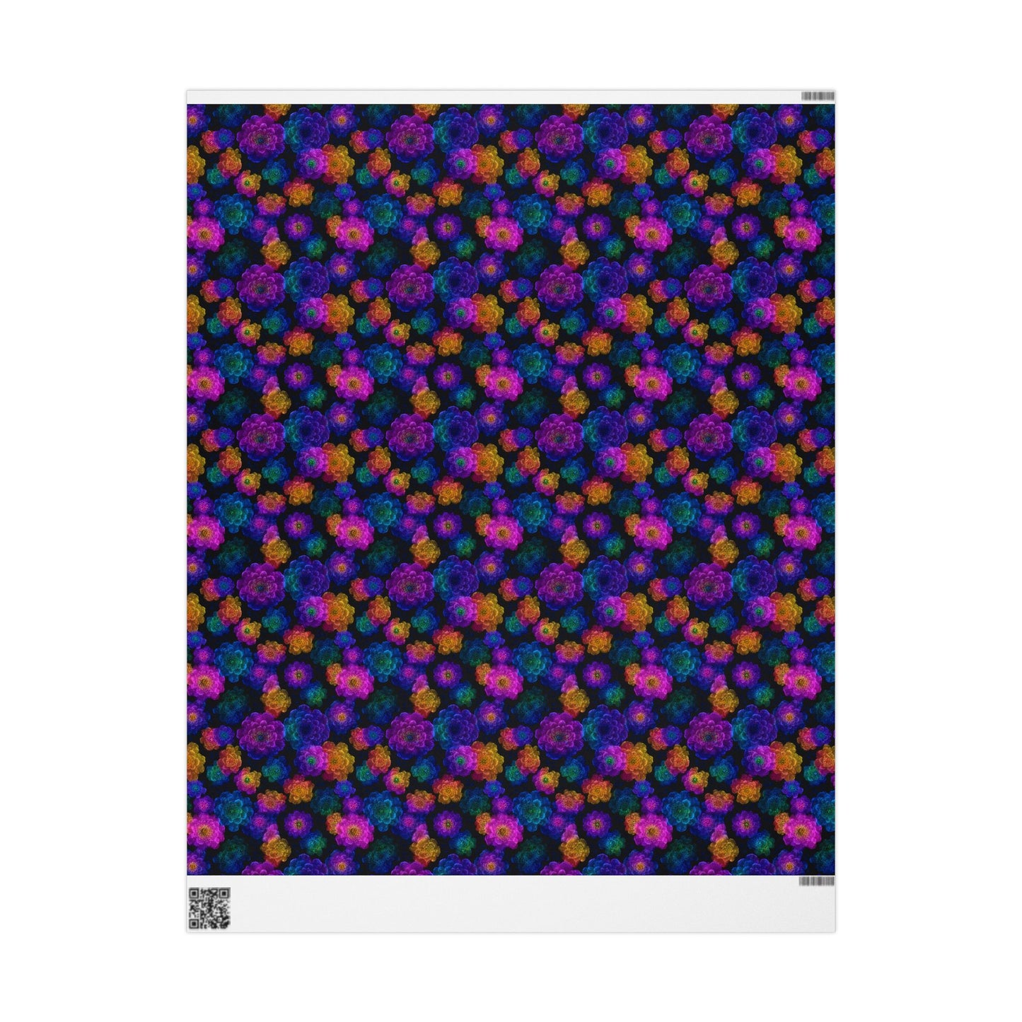 Luminous Carnations Wrapping Paper
