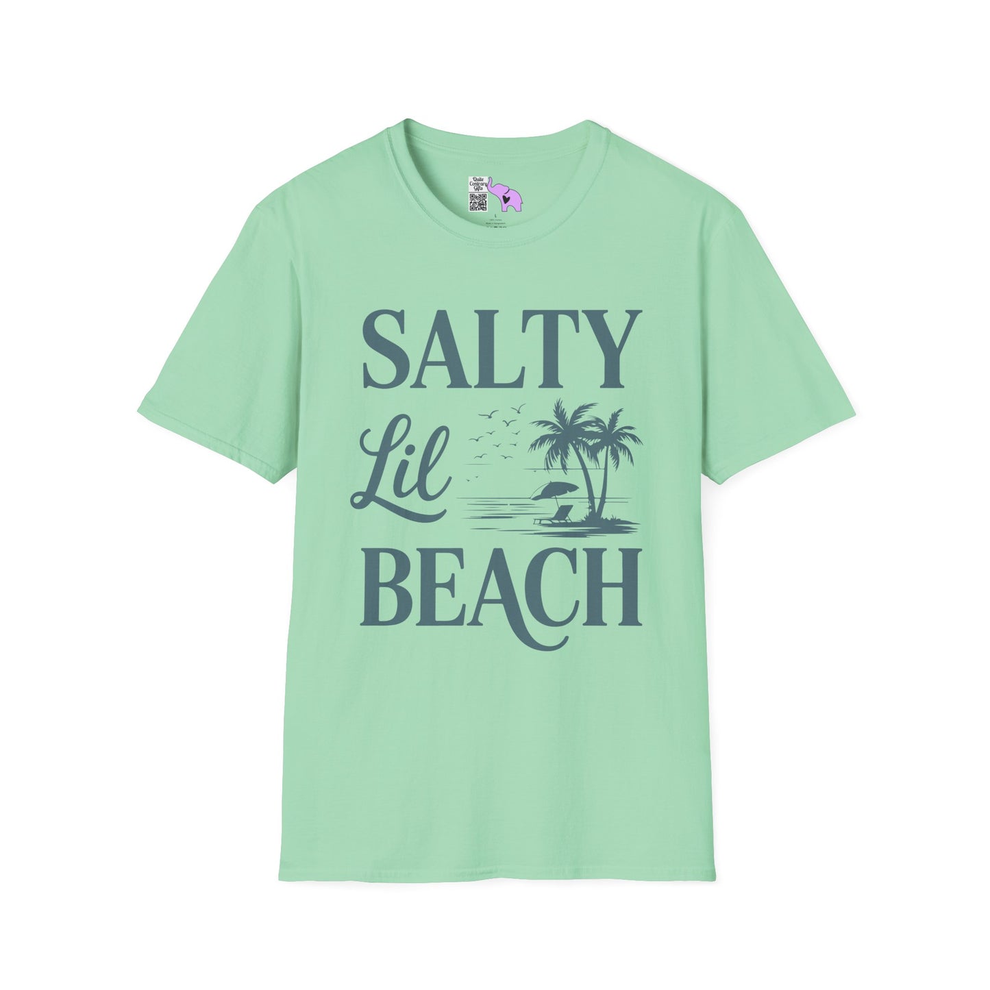 Salty LIl' Beach Adult T-shirt