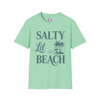 Salty LIl' Beach Adult T-shirt