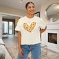 Sunflower Heart & Butterflies Women's Boxy Tee