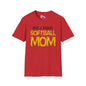 Loud & Proud Softball Mom Adult T-shirt