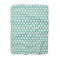 Tealberry Blooms Fleece Blanket