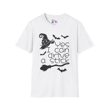 Yes I Can Drive A Stick Adult T-shirt