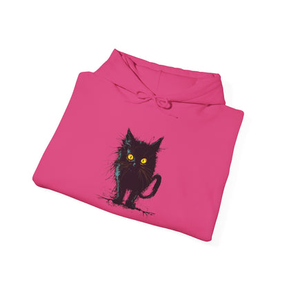 Black Kitten Heavy Blend™ Hooded Sweatshirt