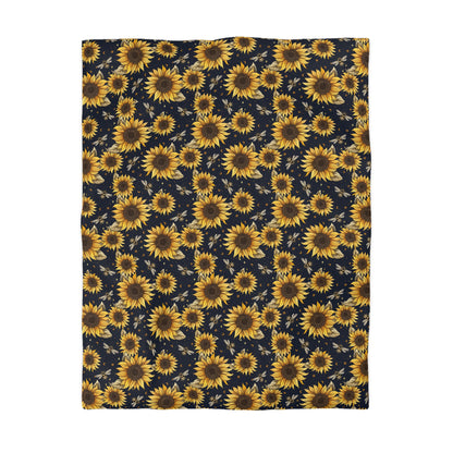 Sunflowers & Bees Duvet Bedding Set