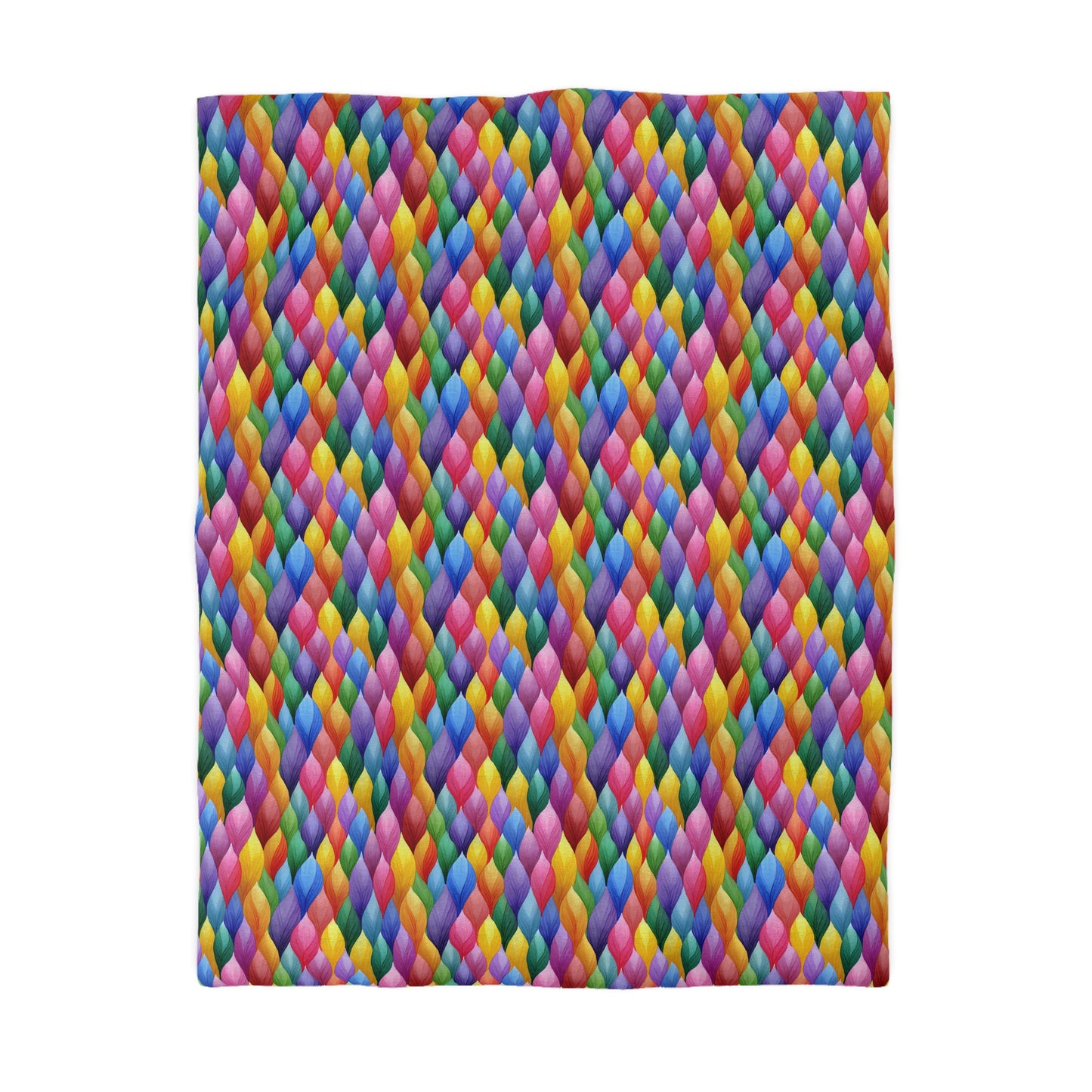 Vivid Vortex Microfiber Duvet Cover