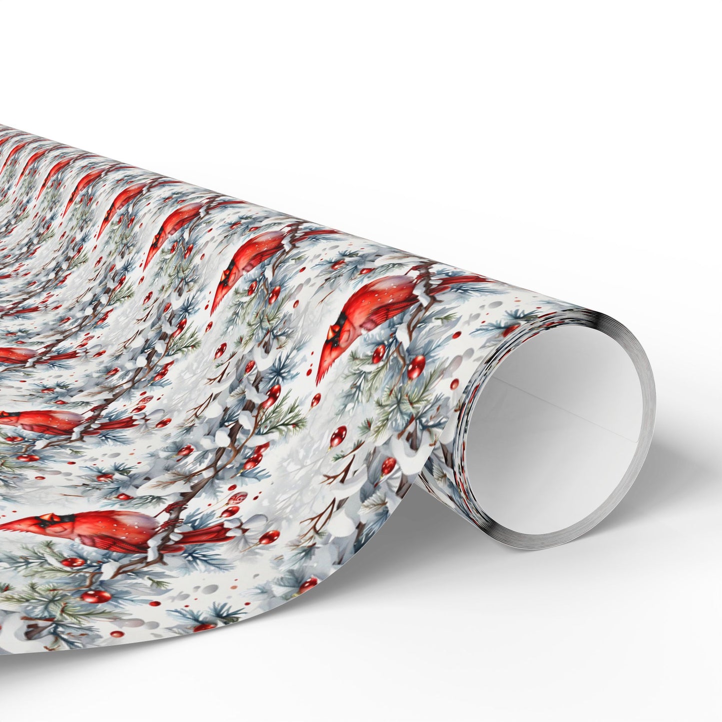 Crimson in the Snow Wrapping Paper