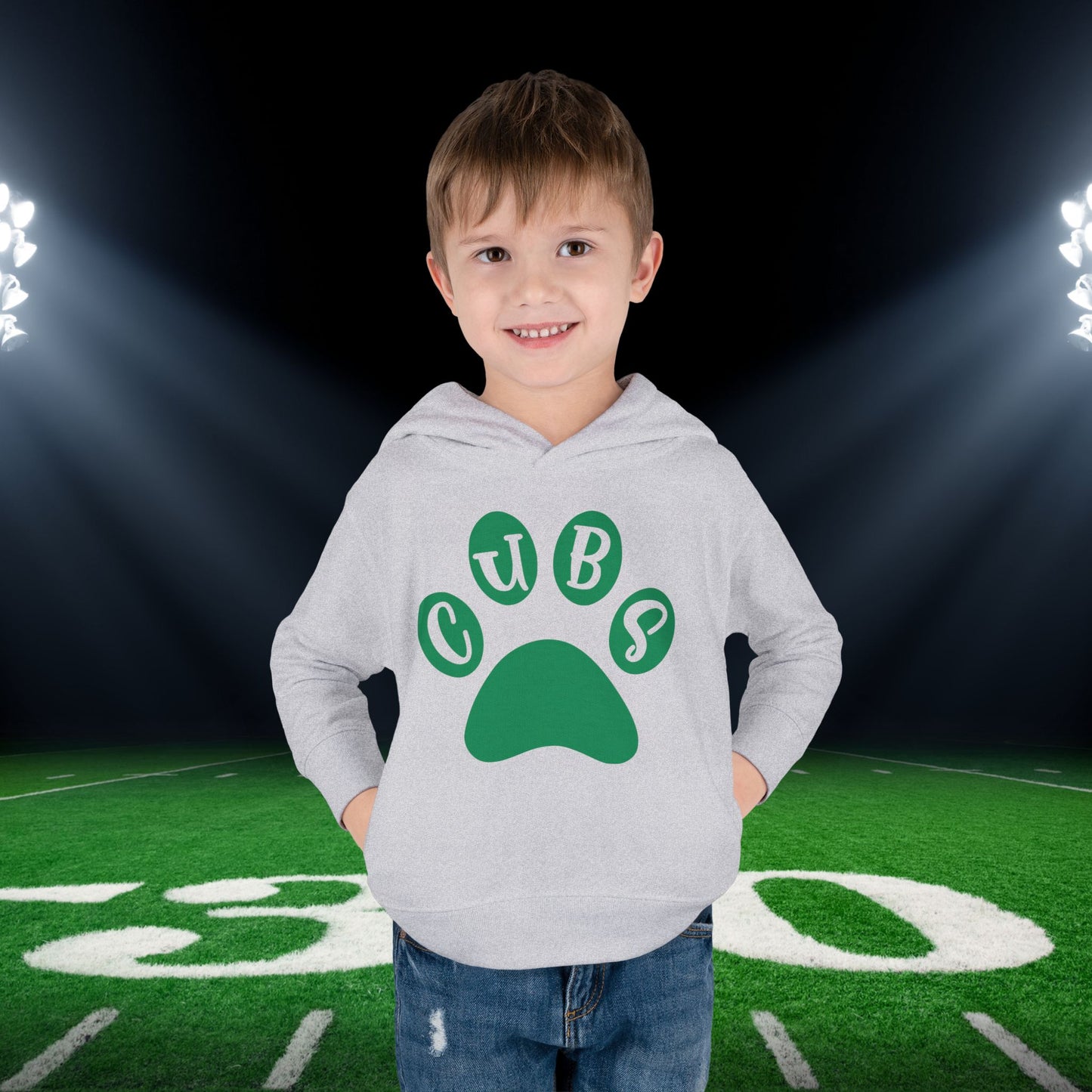Brenham Cub Tracks Toddler Hoodie